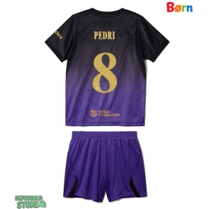 Barcelona Pedri Gonzalez #8 Replika Babytøj Udebanesæt Børn 2026-27 Kortærmet (+ Korte bukser)
